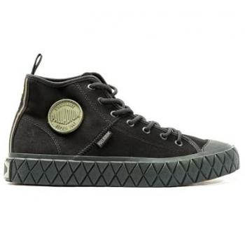 Unisex 37 Palladium Sneakers aus Stoff – ACE MID SUPPLY Schwarz