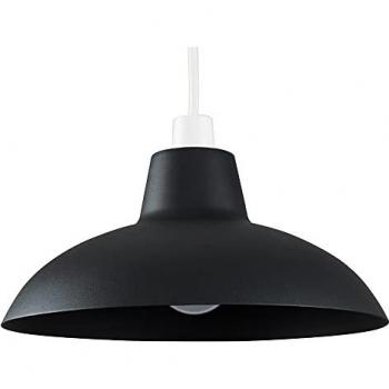 Civic Metro Black Ceiling Pendant Shade
