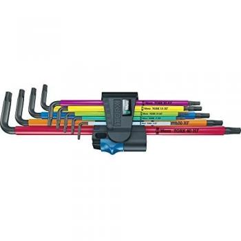 Wera 967/9 TORX XL BL MC HF L-Key Set of 9 (TX8-TX40)