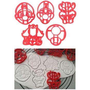 Pokémon 8 cm Mario Petros – Emporte‑pièces 5 pcs