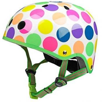 Micro Casco Protettivo Pois Neon