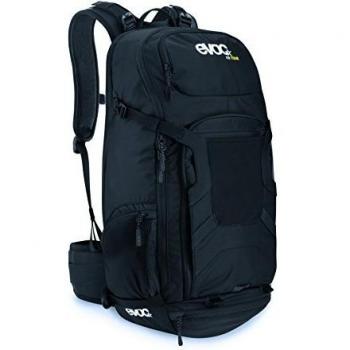 Mochila de viaje Evoc FR Tour 30 L negro, respaldo reforzado, M/L