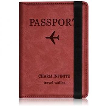 Kunstleder Passdeckel 2021 – RFID‑Schutz für Kreditkarten