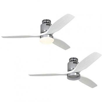 Certeo AERODYNAMIX Ventilateur de Plafond Ø1320 mm Laque Chromée