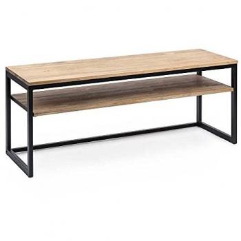 Mobile TV Icub con ripiano industriale vintage 40x120x47cm