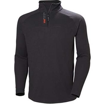 Helly Hansen Maillot HP 1/2 Zip pour Homme, Ébène, XL