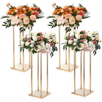Florero Geométrico para Decoración de Bodas