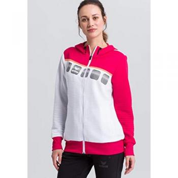 Trainingsjacke mit Kapuze, Damen Erima Blanc 48