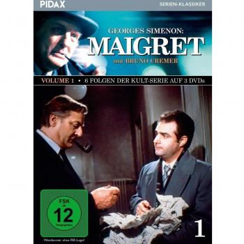 Maigret, Vol. 1 / 6 Folgen der Kult-Serie mit Bruno Cremer nach dem Romanen von Georges Simenon (Pidax Serien-Klassiker) [3 DVDs]