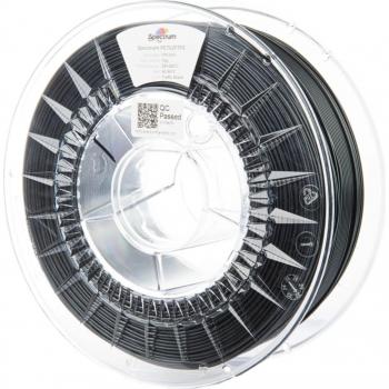 Spectrum filament in zwart PET-G/PTFE, gewicht 1000 g, dikte 1,75 mm