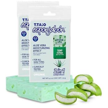 Solução Esponja+Sabonete Aloe 120g