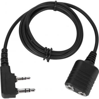 SOONHUA K Cable 2-Pin Extension for Baofeng Walkie Talkies