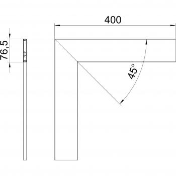 Wireway Cover for GKH-OTGFRW Flat Bend Device