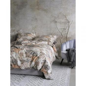 Irisette Bettwäsche Irisette Feinbiber Bettwäsche Koala 155x220 Blumen Blüten sand rost, Feinbiber, 2 teilig