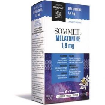 Dayang Mélatonine avec Zinc et Vitamine B6 30 Gélules