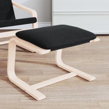 VidaXL Black Footrest 51x41x40 cm