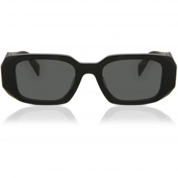 Prada PR 17WSF Symbole Asian Fit 1AB5S0 Women's Sun Glasses Black Size 51