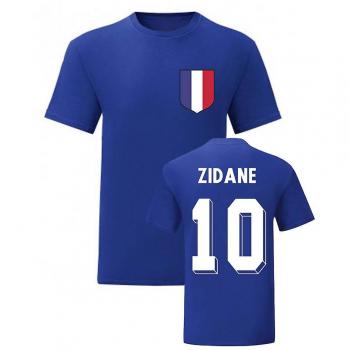 Zidane 9-11 ans Tee Bleu – UK Soccer Shop France