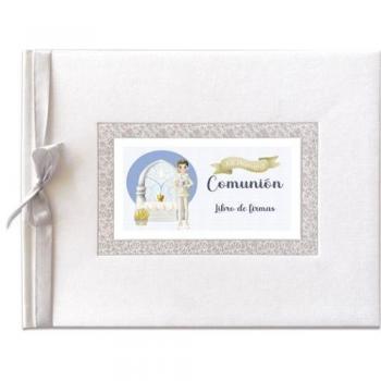 Libro de Firmas Comunión con Diseño de Altar