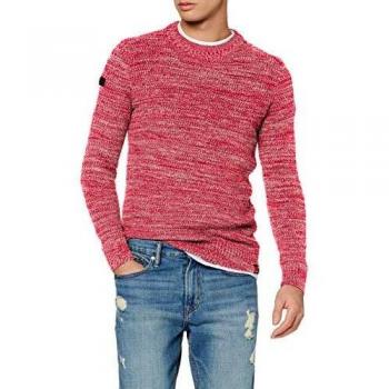 Suéter Superdry Keystone Crew, color Desert Red Twist, 3XL