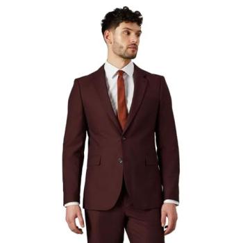 Burton Men's Burgundy Slim Fit Jacket – Size 44R