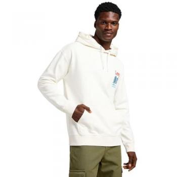 White L‑Size Lee Graphic Pullover