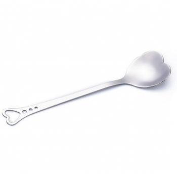 Heart-Shaped Dessert Spoon