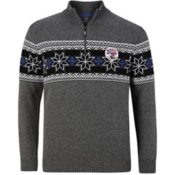 Herren Pullover EERU Jan Vanderstorm dunkelgrau Gr. 7XL