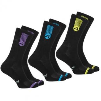 Chaussettes Mi-Haute Training Dry Homme Noir – Ensemble 3 Paires