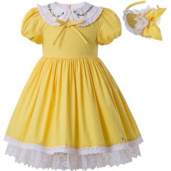 Pettigirl Yellow Easter Dress for Children