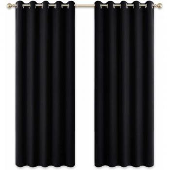 PONY DANCE Thermal Insulated Blackout Curtain Panels