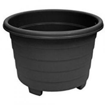 Grosvenor 32cm Round Planter Ebony