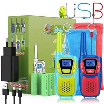 Antichute Talkie Walkie Enfant Adulte Rechargeable Longue Portée