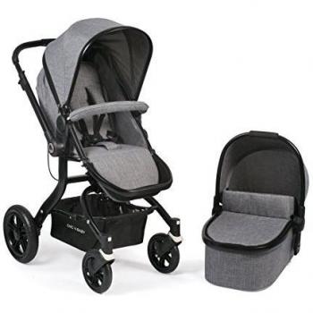 Chic 4 Baby Kombi-Kinderwagen Tano Jeans grau