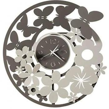 Orologio “Fango e Avorio” – 50 cm in Ferro, Design Italiano
