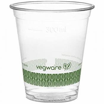 Vegware 12oz Cold Cup CE PLA Clear 96 Series (Pack of 1000)