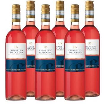 Trocken-Chiaretto Bardolino DOC von Bertoldi – 6x 0,75 l (2022)