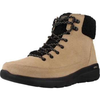 Calzado Skechers Botas Glacial Ultra Beige para Mujer