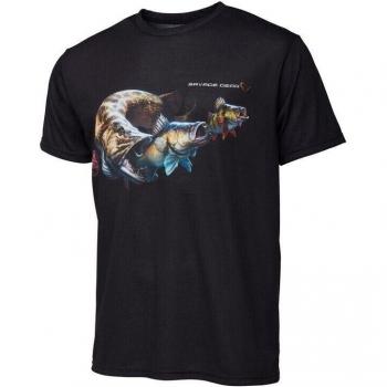 Savage Gear Cannibal T-Shirt Black Blue S-XXL