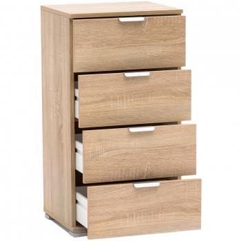 Cassettiera MeMi Me613RSN Rovere Sonoma 45 x 38 x 85 cm