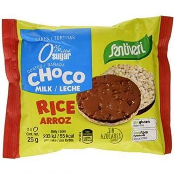 Santiveri Tortitas de Arroz Choco Leche Bio 25 g