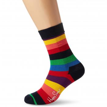 Calcetines de rayas Happy Socks para hombre, azul 6001, talla 41-46