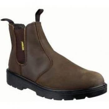Amblers Safety FS128 Pull‑On Deichselstiefel – Lederbraune Variante, Herren, EU 47.5/UK 12