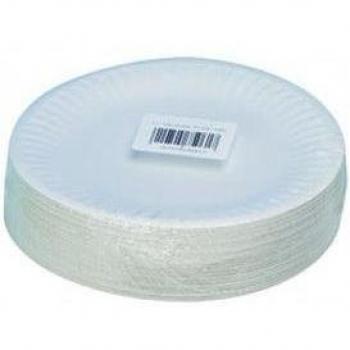 ValueX Paper Plates 7 inch White Pack 100