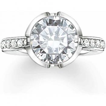 Anillo Thomas Sabo TR2037-051-14 de Zircón Blanco