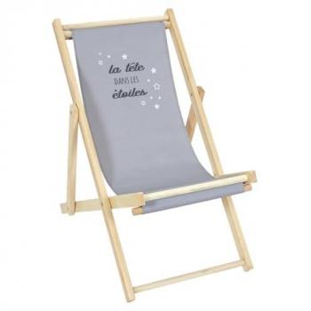 Chilienne enfant en bois 3 positions réglables La tête dans les étoiles