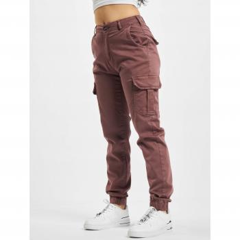 Pantaloni da donna Urban Classics high waist cargo bordeaux 30