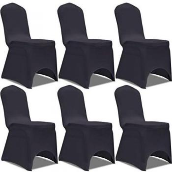 Chair Cover Stretch White 12 pcs vidaXL