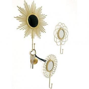 Trio D’Argento: Appendibiancheria in Metallo Dorato