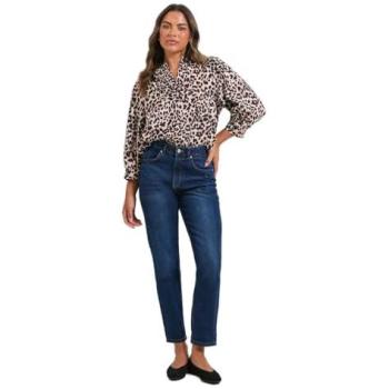 Leopard Graphic Dress Shirt, Dorothy Perkins, Women's Size 8